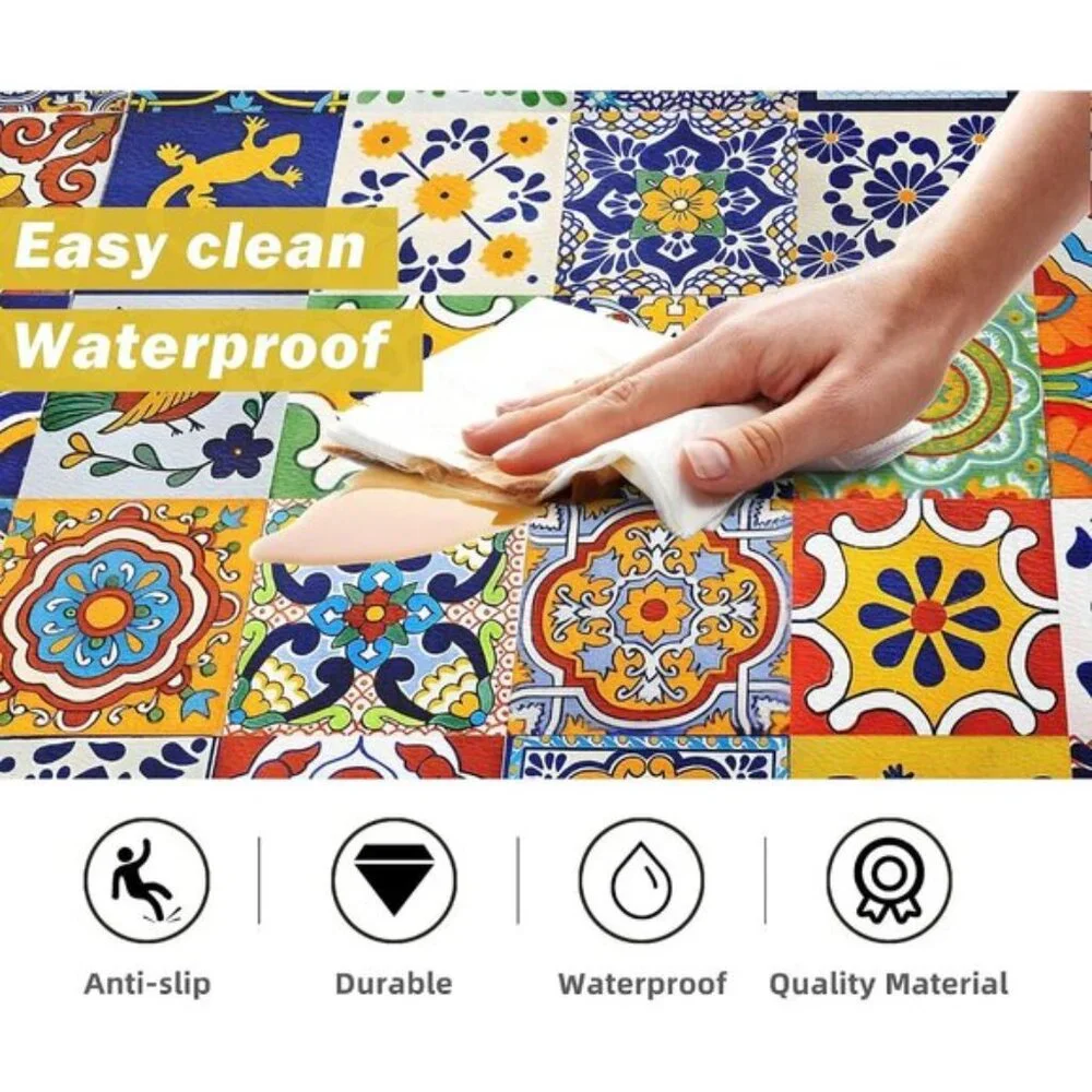 New Set of 2 Kitchen Rug, Memory Foam, Non-Skid, Water & Oil Proof Mats